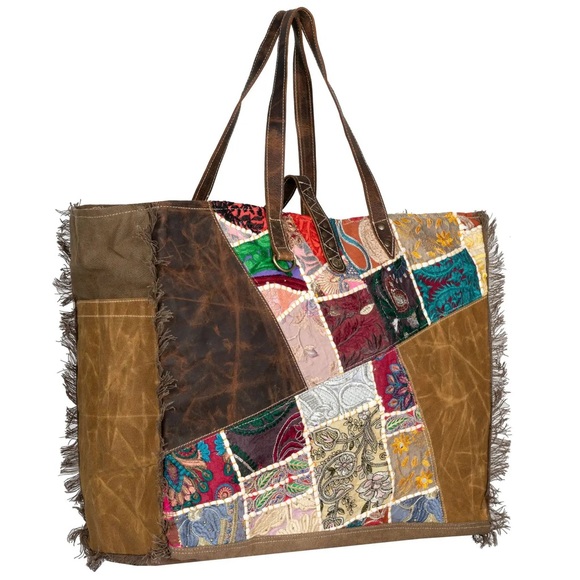 NWT Boho Waxy Weekender Bag - Picture 4 of 7